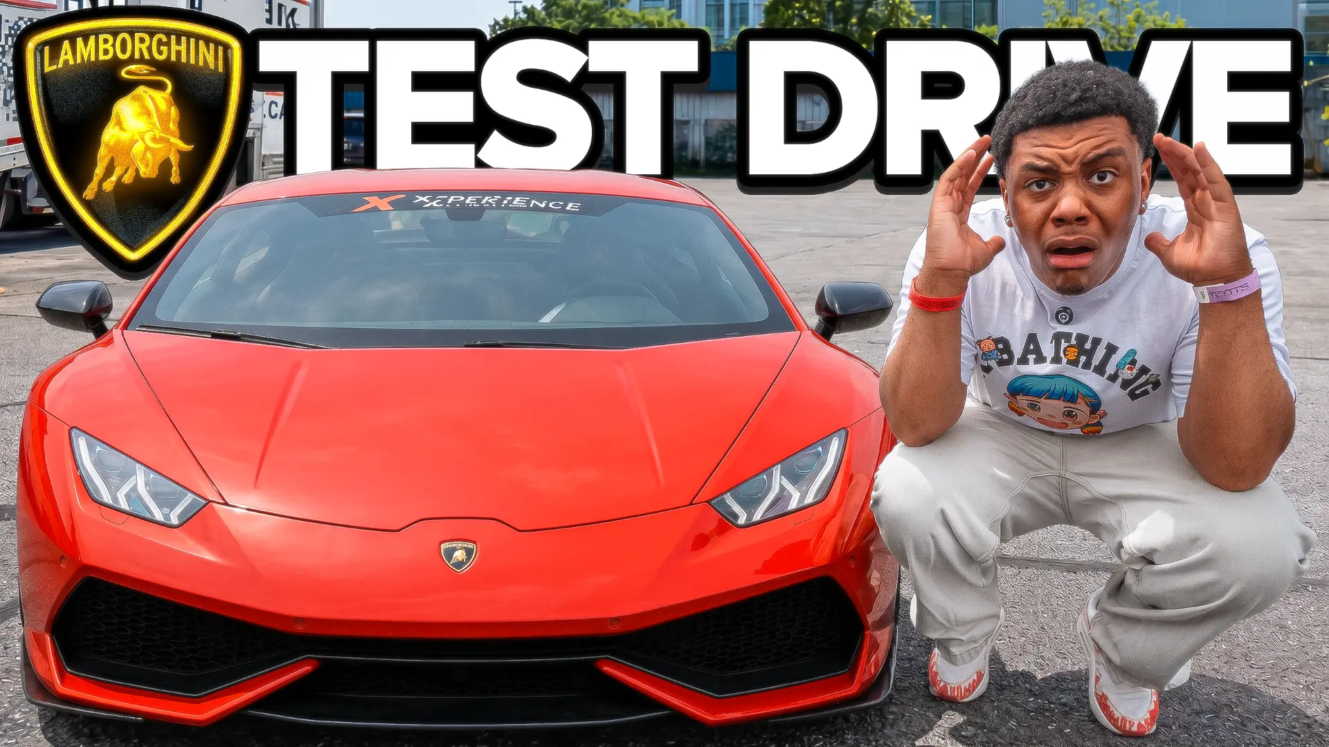 Lamborghini test drive